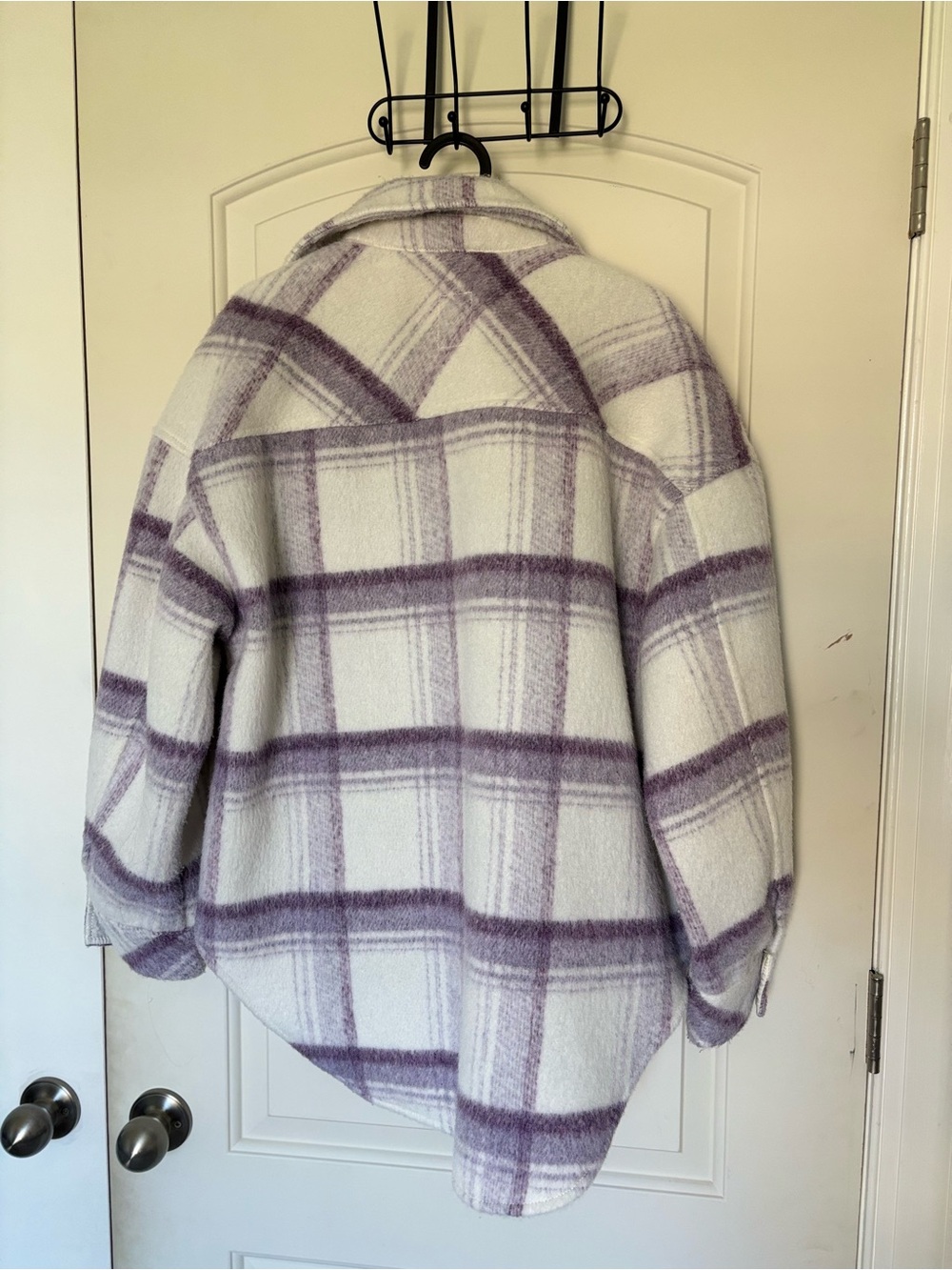 Primark Plaid Shacket Jacket Women’s Small Oversized Button Front